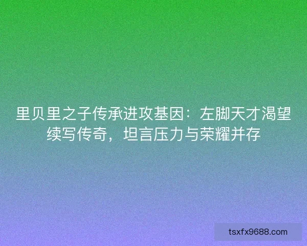 里贝里之子传承进攻基因：左脚天才渴望续写传奇，坦言压力与荣耀并存